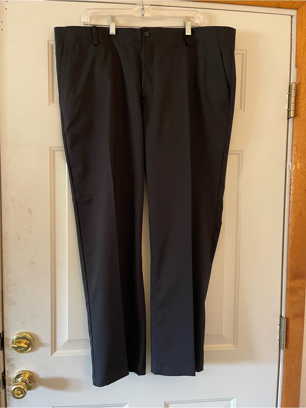 Nike Golf Pants Mens 40/32 Black Casual Fit Dry Flat Active Outdoor